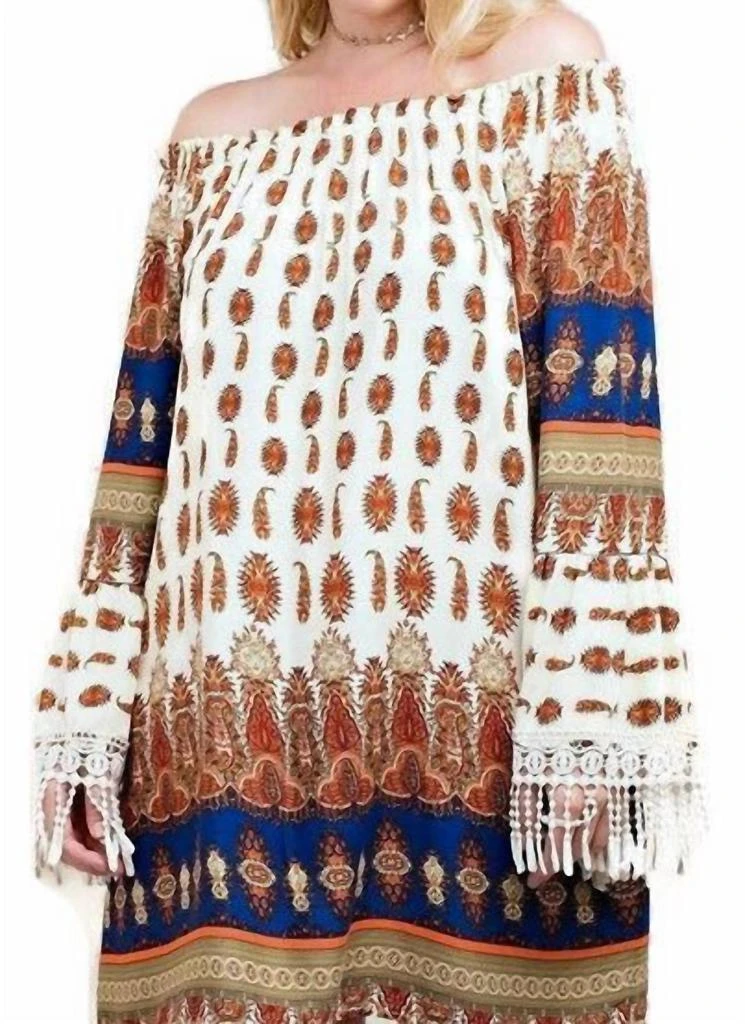 Kori Kori - Tuscan Off The Shoulder Mini Dress - PLUS 4