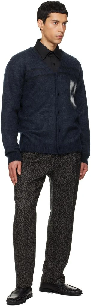 Needles Gray Side Tab Tucked Trousers 4