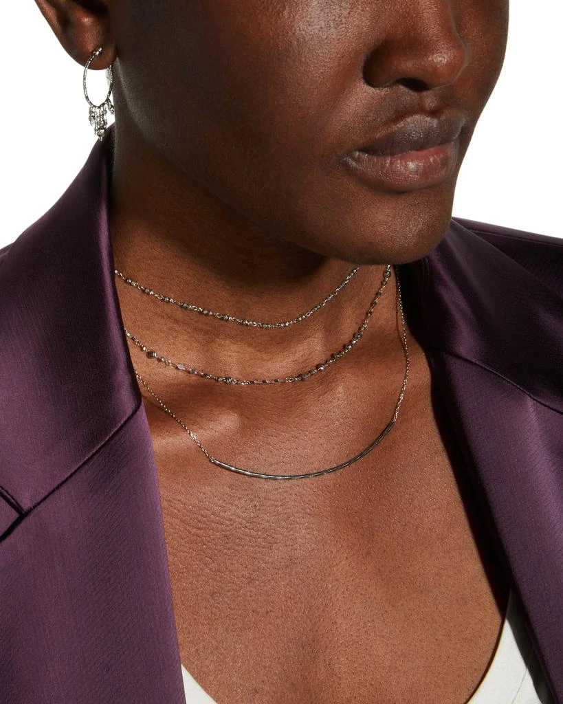 Platinum Born Platinum Sunrise Bar Necklace 5