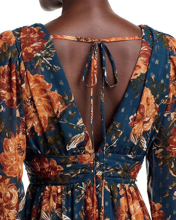 AQUA Moody Floral Maxi Dress - Exclusive 6