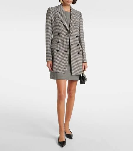 Dolce 
Gabbana Croc-effect patent leather slingback pumps 3