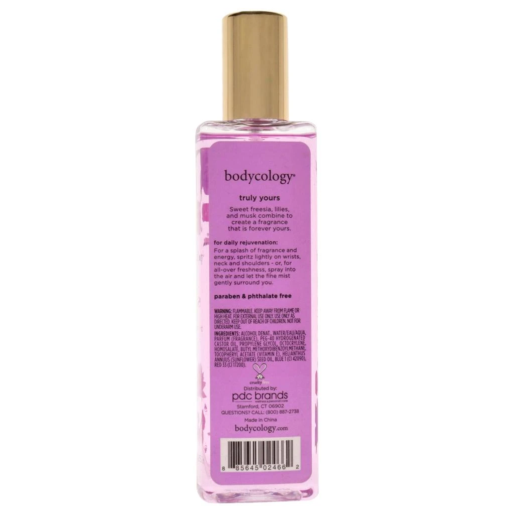 bodycology Truly Yours by  for Women - 8 oz Fragrance Mist 2
