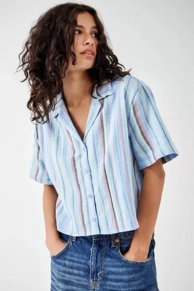 BDG BDG Sunshine Stripe Crop Shirt 1