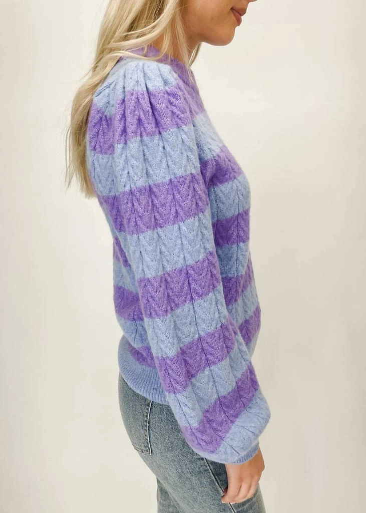 FRNCH Neve Sweater In Violet 2