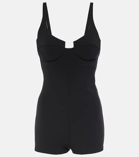 Magda Butrym Wool-blend romper 1