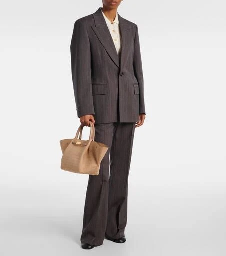 Demellier New York Midi croc-effect leather tote bag 5