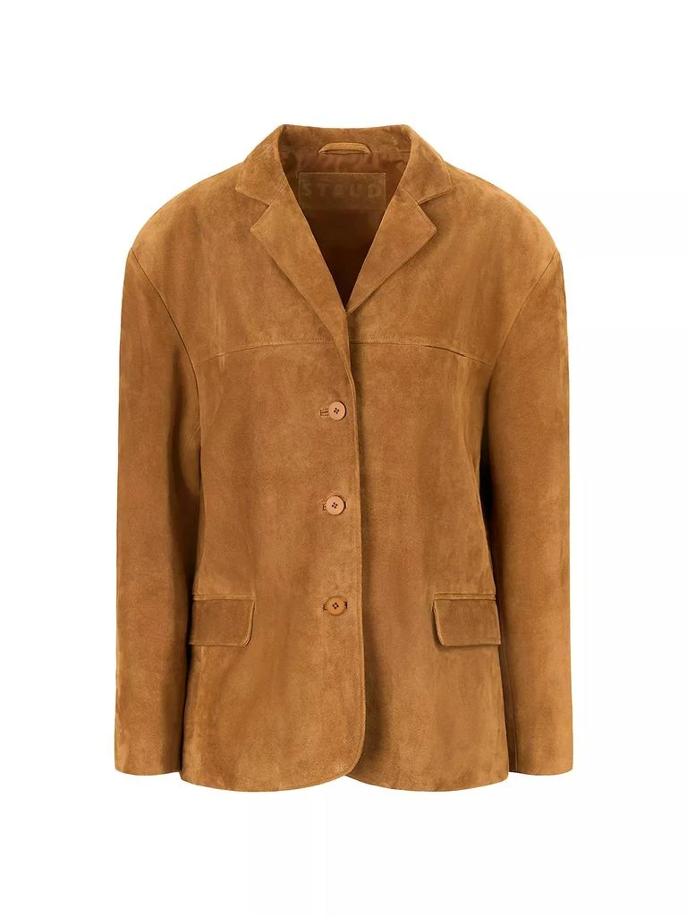 Staud Corrine Suede Jacket 1