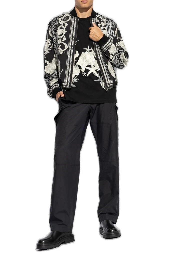Versace Versace Barocco Sea Reversible Zipped Bomber Jacket 6
