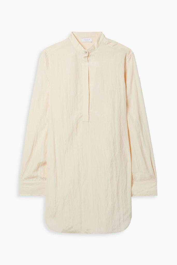 DEVEAUX Crinkled crepe tunic