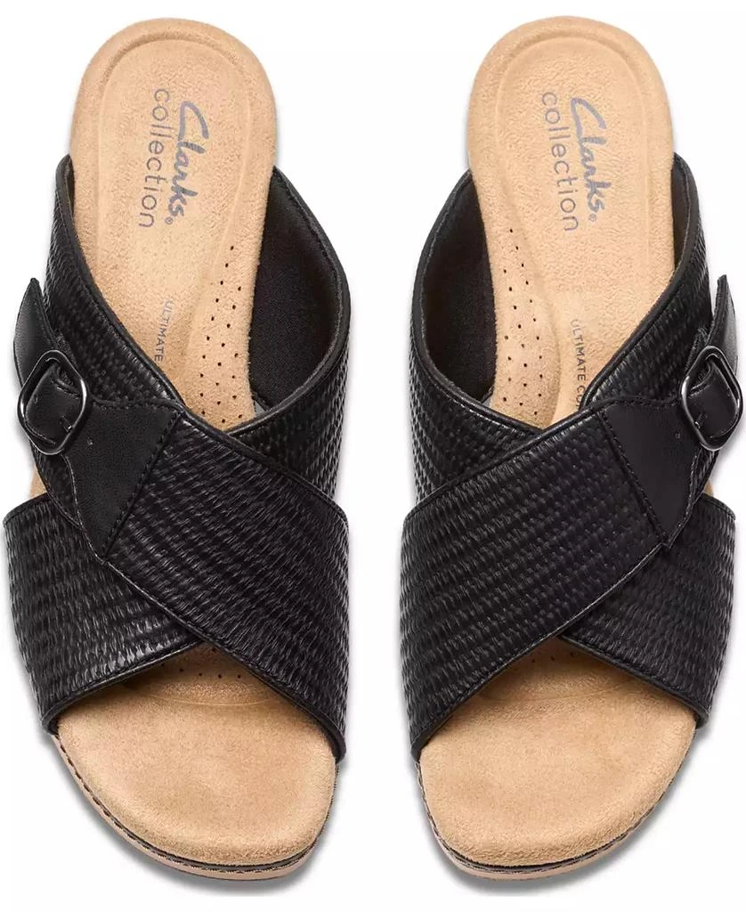 Clarks Seannah Nora Wedge Block Heel Sandals 4