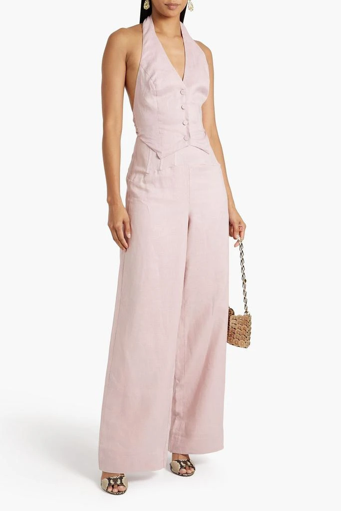 NICHOLAS Cotton-voile wide-leg pants 2