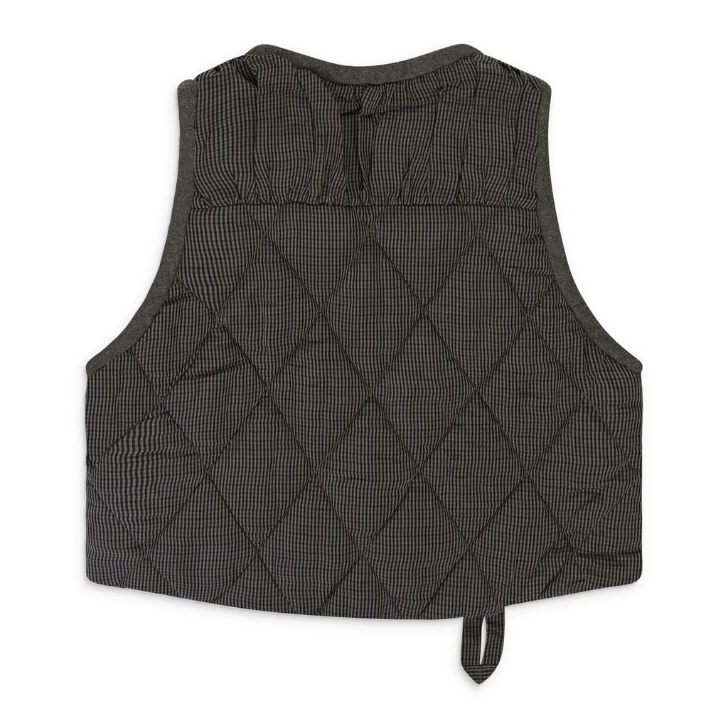 Asai MANOR CHECK DESIRE GREEN VEST 2