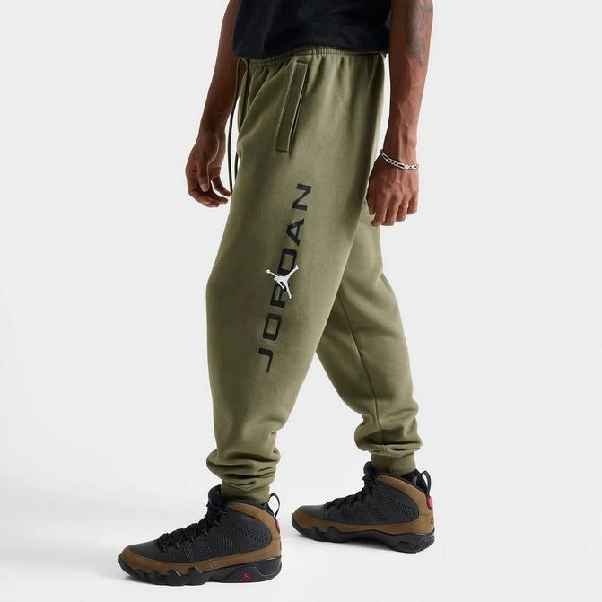 Jordan Men's Jordan Air Stretch Logo Fleece Jogger Sweatpants 1