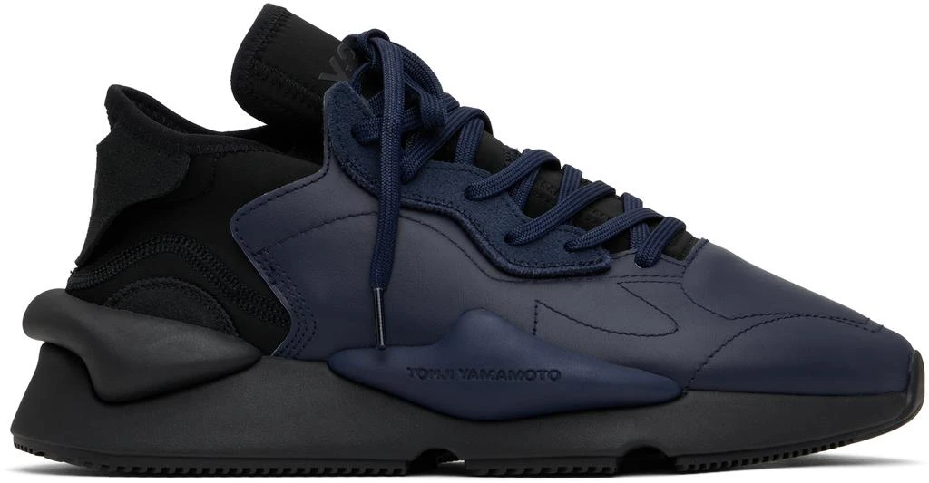 Y-3 Navy & Black Kaiwa Sneakers 1