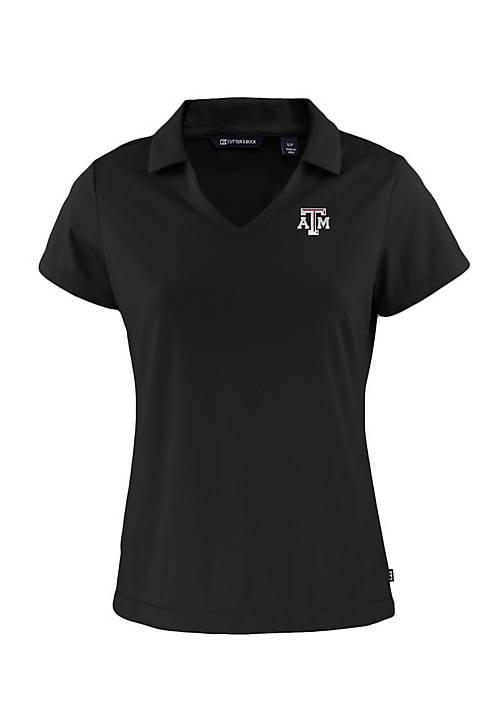 Cutter & Buck Buck Ncaa Texas Am Aggies Daybreak Eco Recycled V Neck Polo