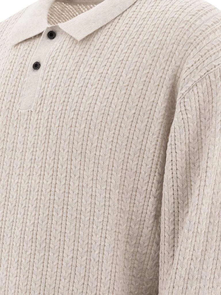 BEAMS PLUS Beams Plus Textured Knit Polo Shirt 4