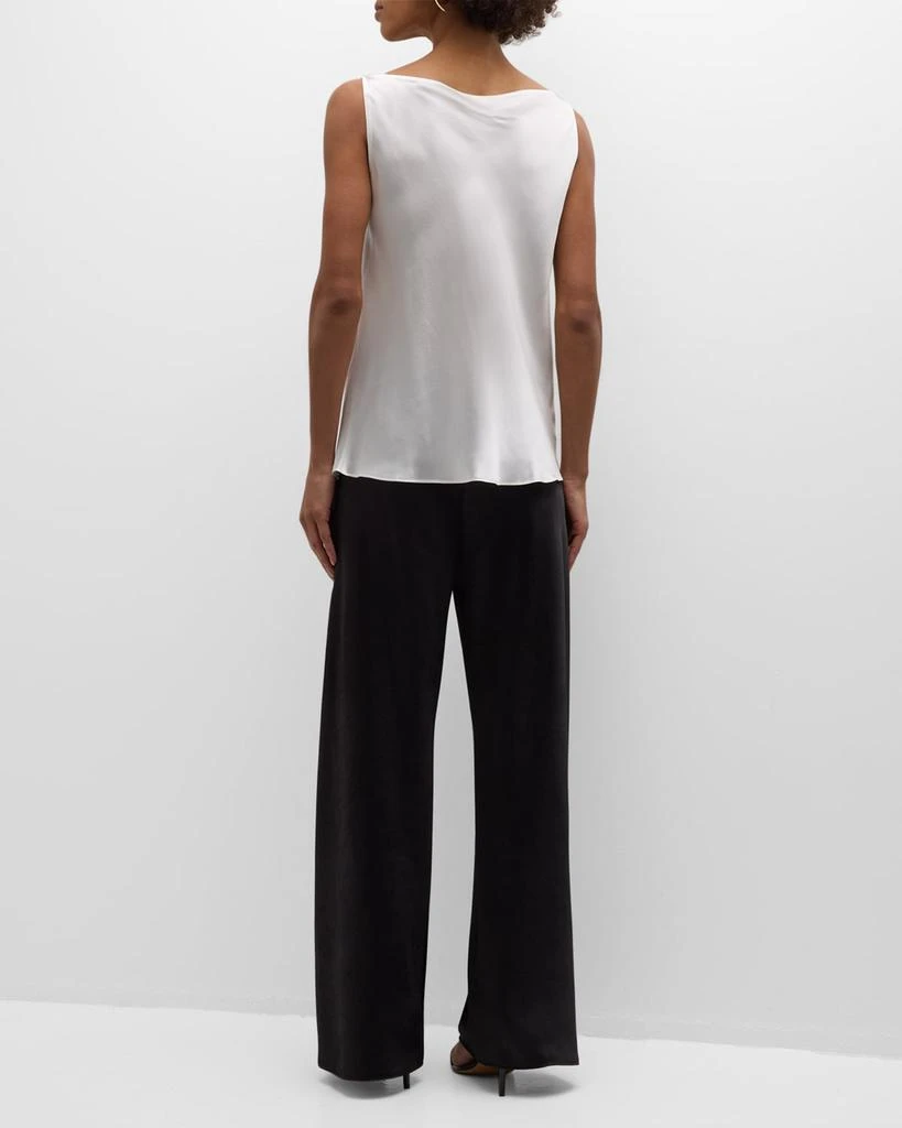 Christine Lingerie Cowl-Neck Silk Tank 4