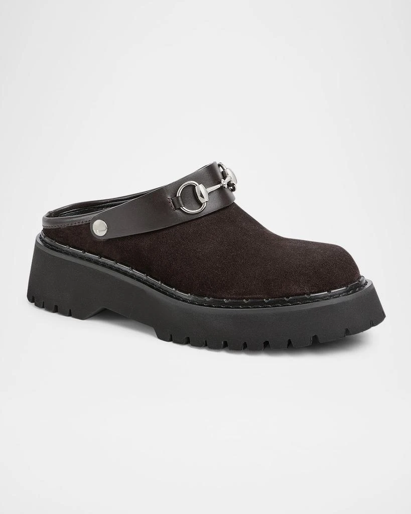 Gucci Gum Horsebit Belt Mules - Slippers - Free Shipping  display picture 1