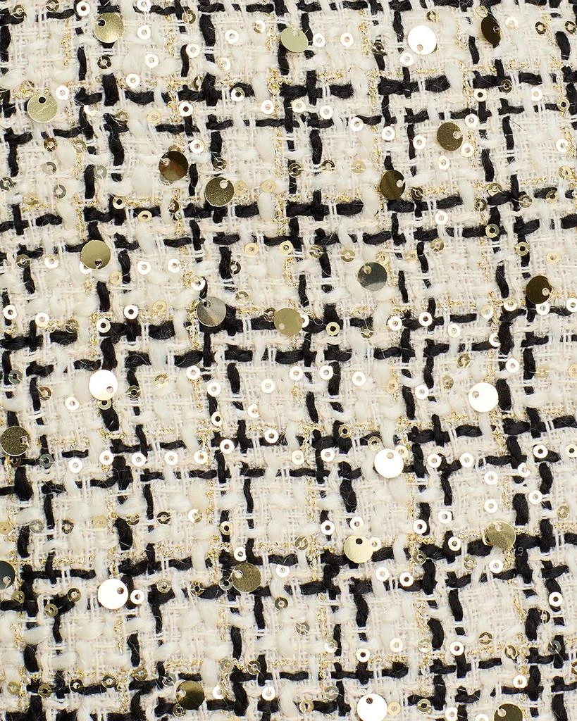 AQUA Sequin Tweed Midi Skirt - Exclusive 6