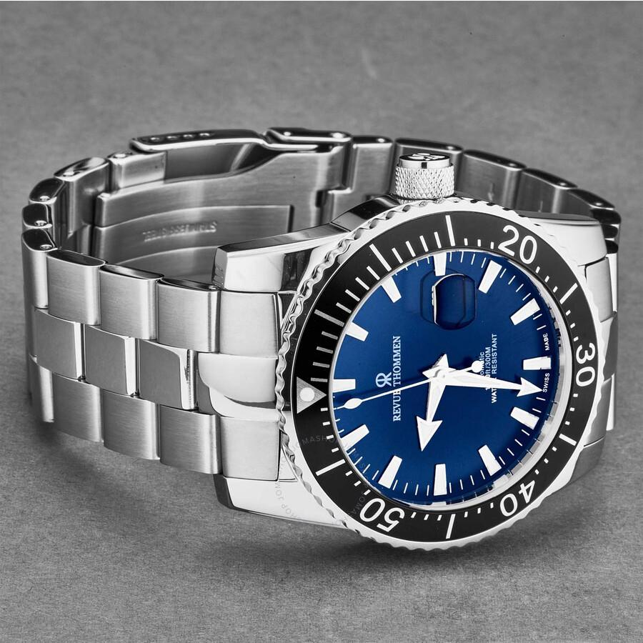 Revue Thommen Diver Automatic Blue Dial Men's Watch 17030.2125