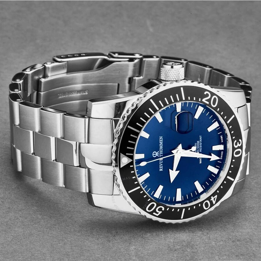 Revue Thommen Diver Automatic Blue Dial Men's Watch 17030.2125 2