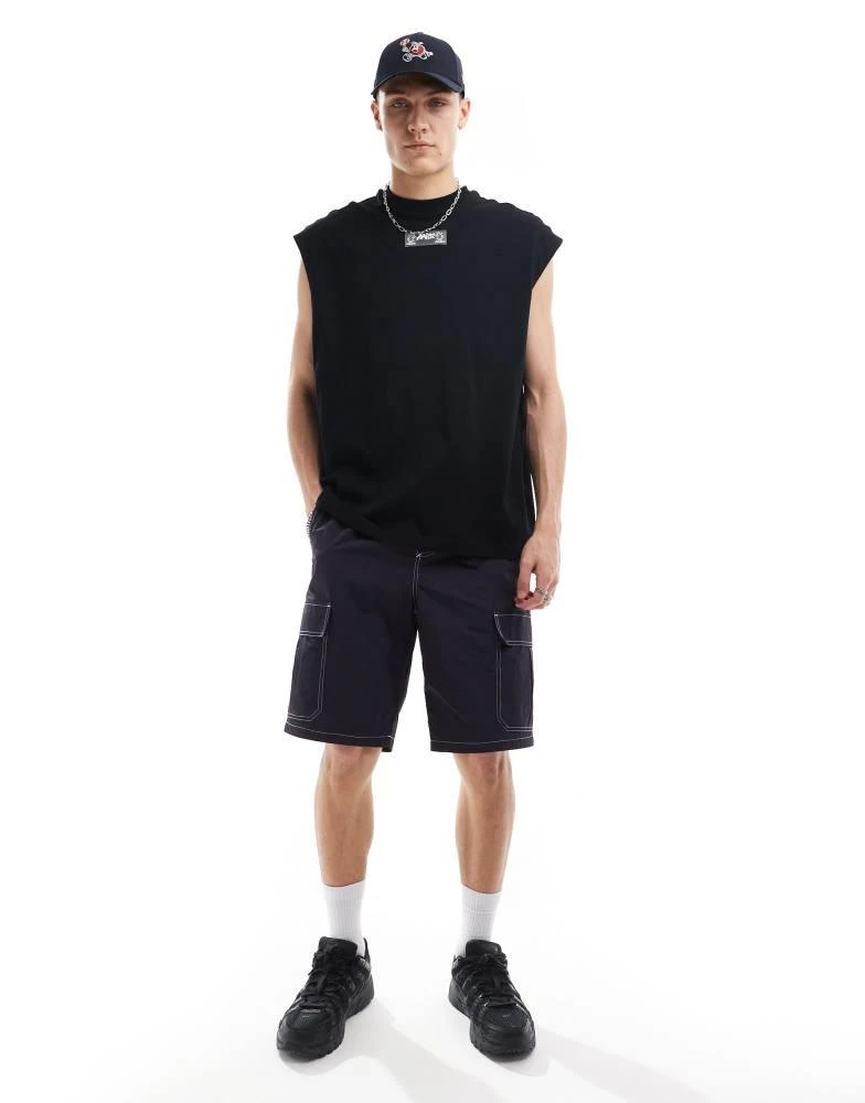 AAPE Aape By A Bathing Ape loose fit tank top in black 3