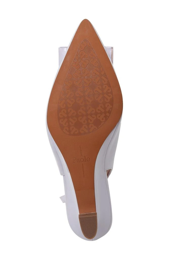 Linea Paolo Vista Slingback Pointed Toe Wedge Pump 5