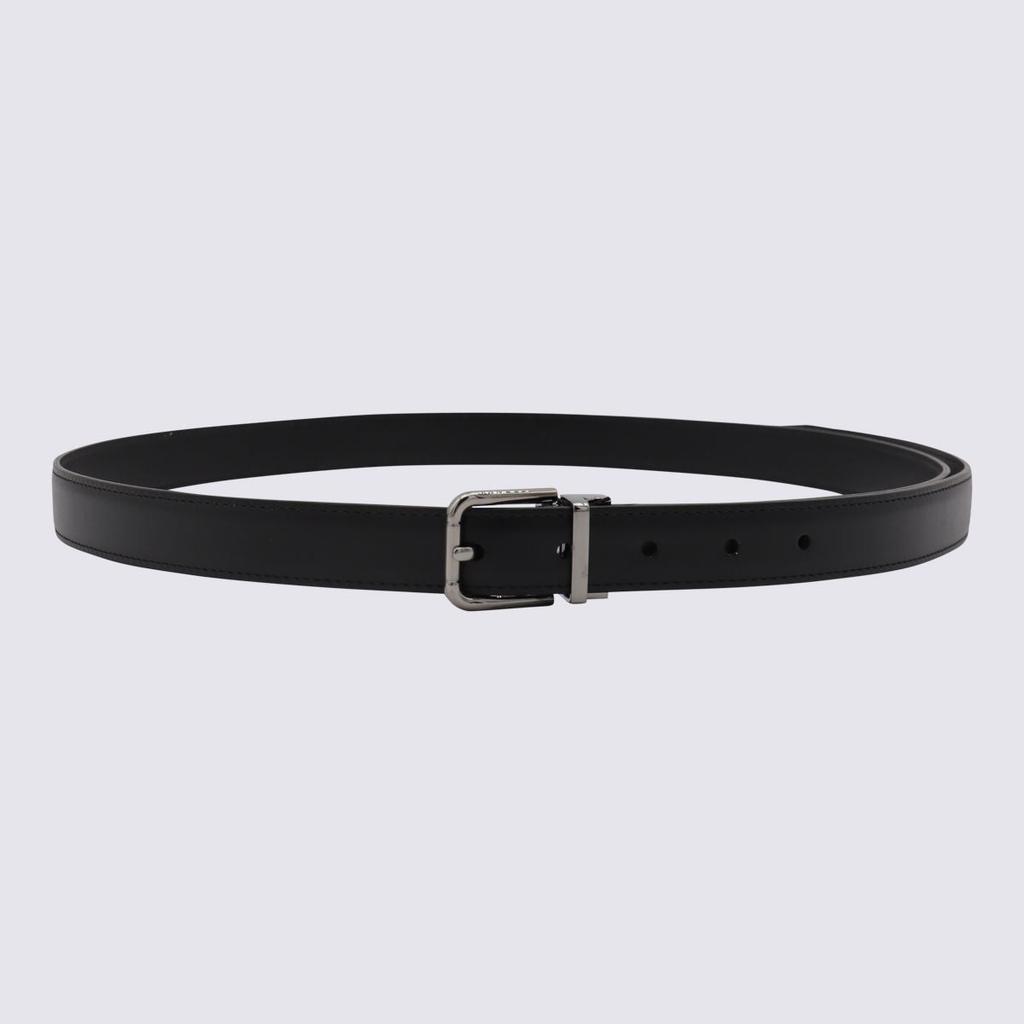 Dolce & Gabbana Dolce & Gabbana Black Leather Belt