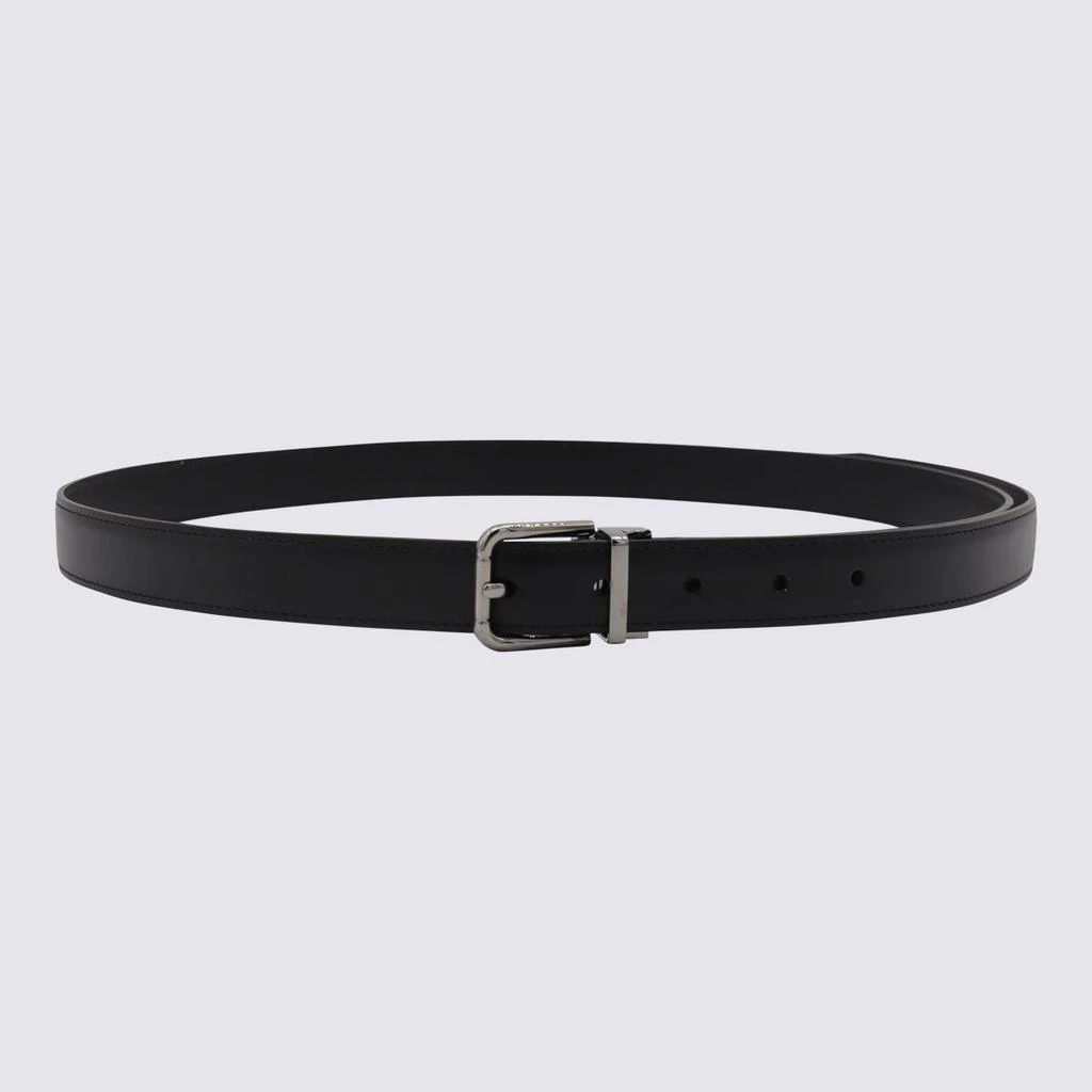 Dolce & Gabbana Dolce & Gabbana Black Leather Belt 1