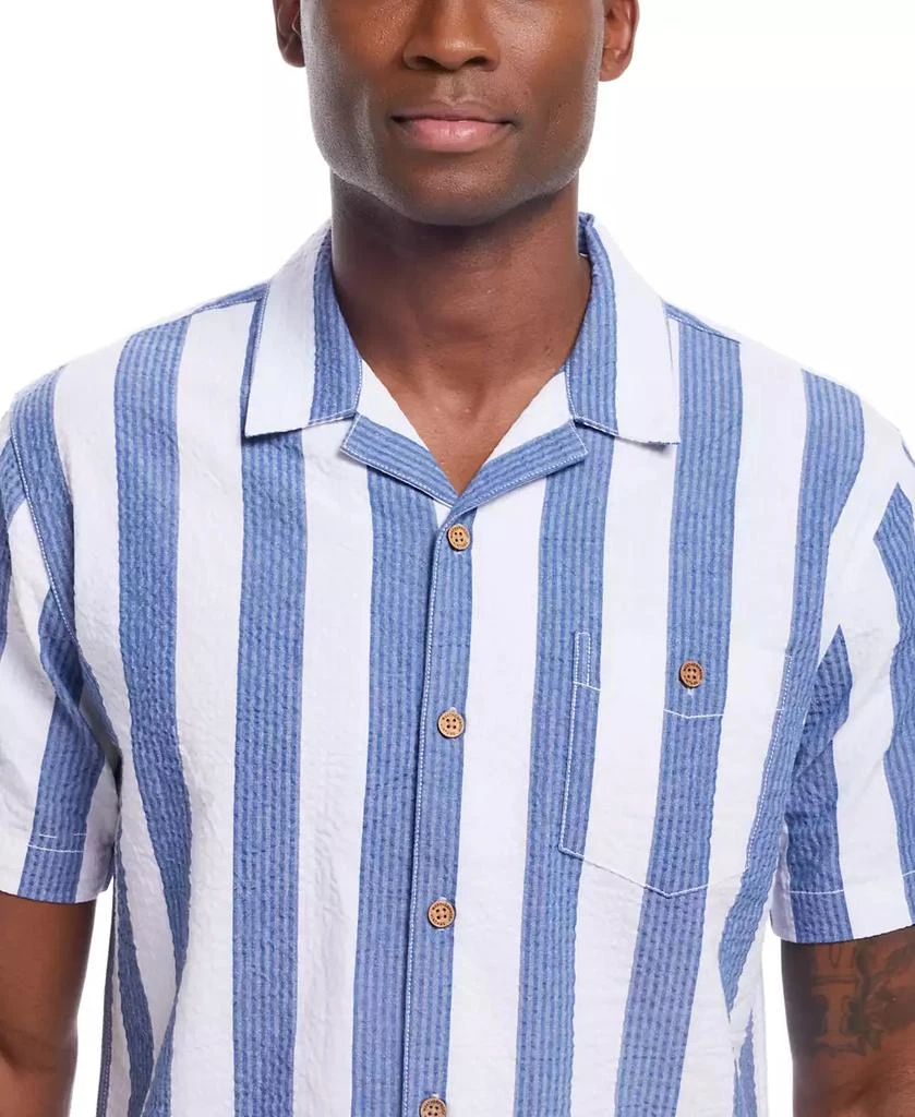Weatherproof Vintage Men's Short Sleeve Cotton Seersucker Shirt 2
