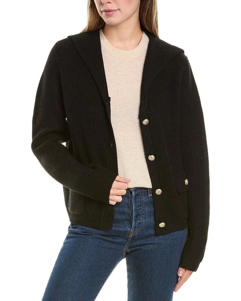 Bruno Magli Sailor Collar Wool Jacket 1