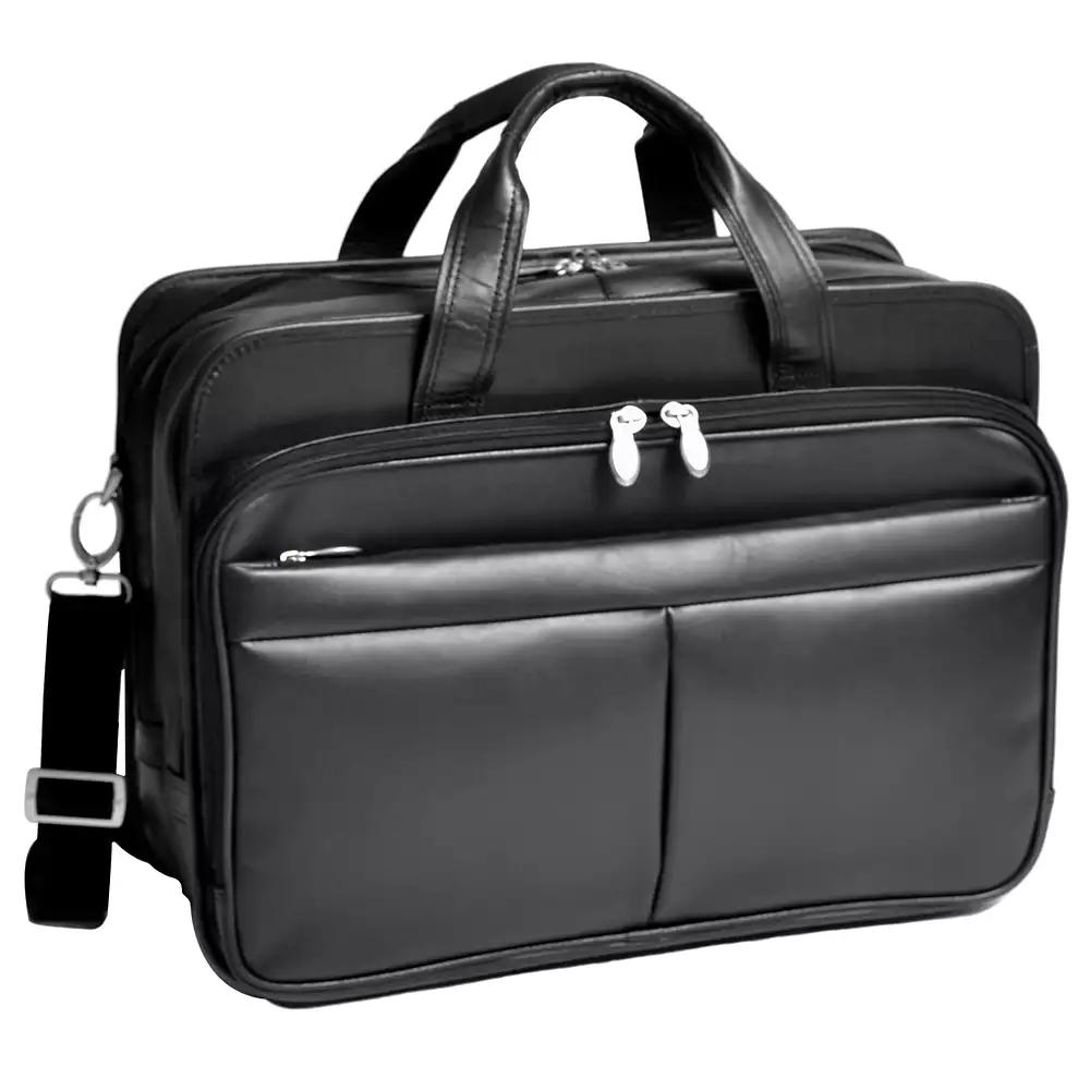 McKlein Walton 17" Laptop Briefcase with Removable Sleeve