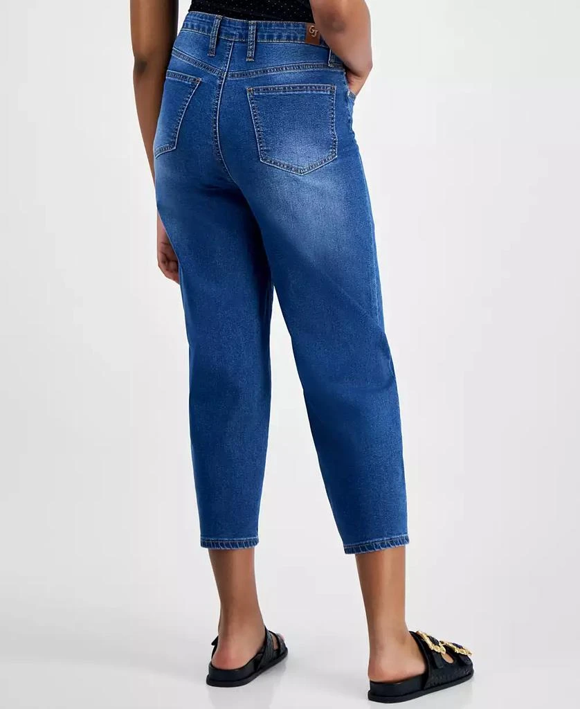 Gogo Jeans Juniors' High Rise Cropped Barrel Jeans 2