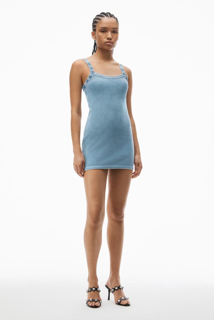 【ALEXANDER WANG】Denim mini dress /デニムドレス Alexander Wang Denim Mini Dress | Blue | FARFETCH UZ