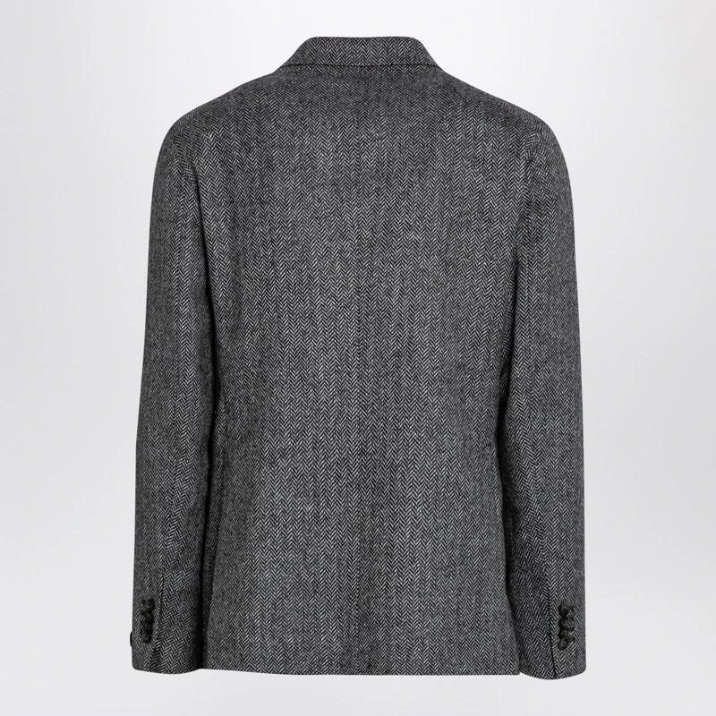 TAGLIATORE Tagliatore Single-Breasted Herringbone Jacket 2