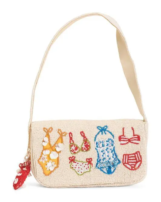 MADE IN INDIA Bikini Beaded Shoulder Bag