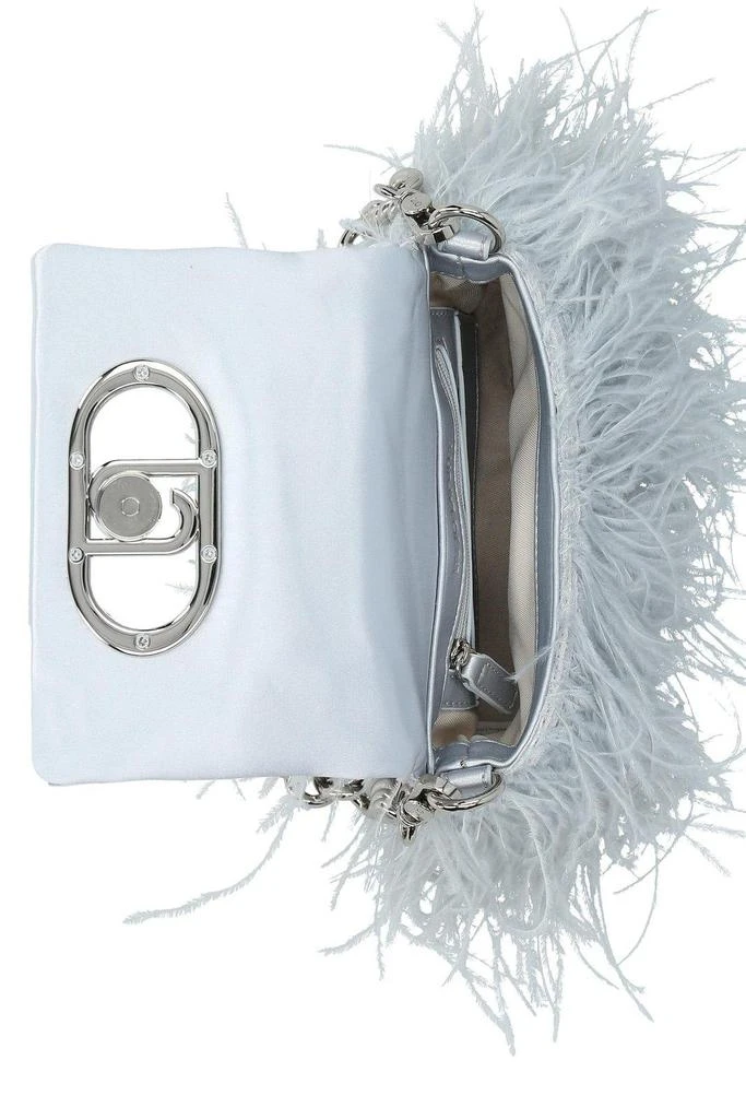 LIU •JO Feather Detailed Small Lapuffy Bag 2