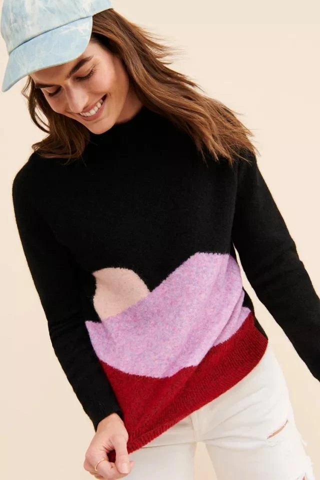 VEDA VEDA Sunset Mock Neck Sweater 4