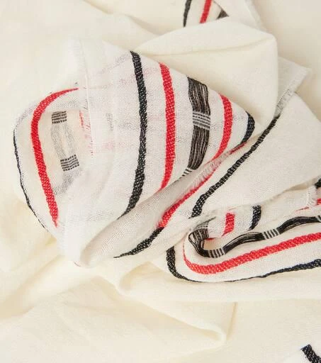 The Row Terela wool, cashmere, and silk scarf 4
