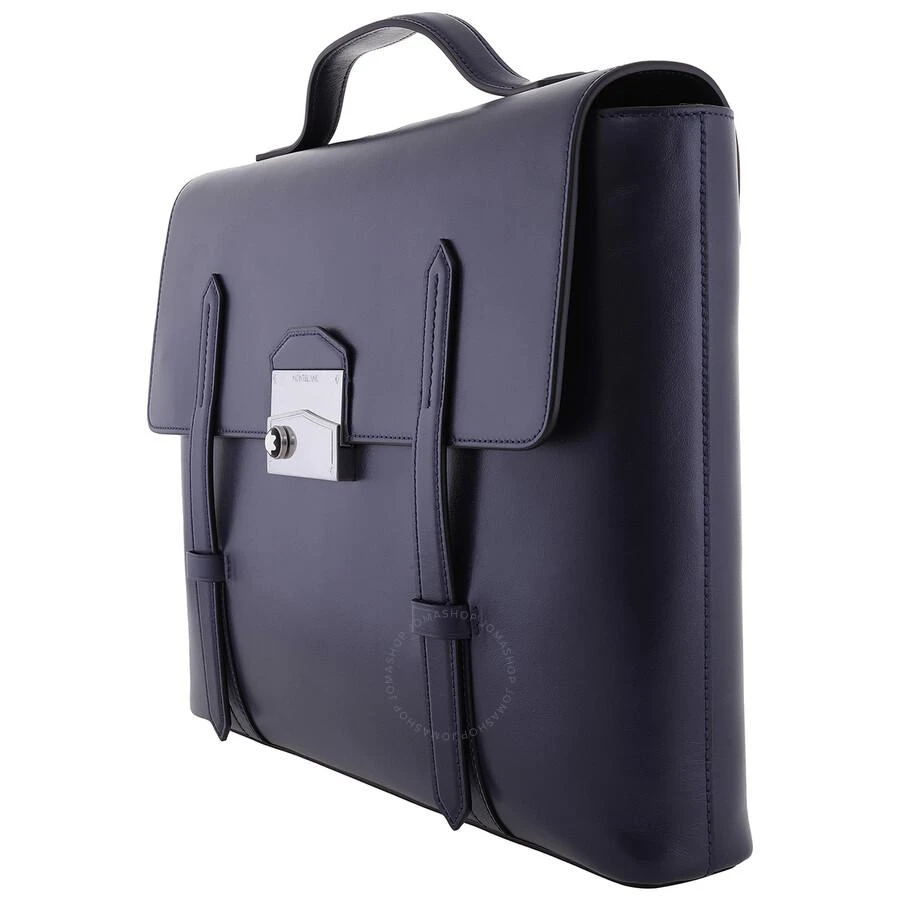 MontBlanc Meisterstuck Neo Leather Briefcase - Ink Blue 3