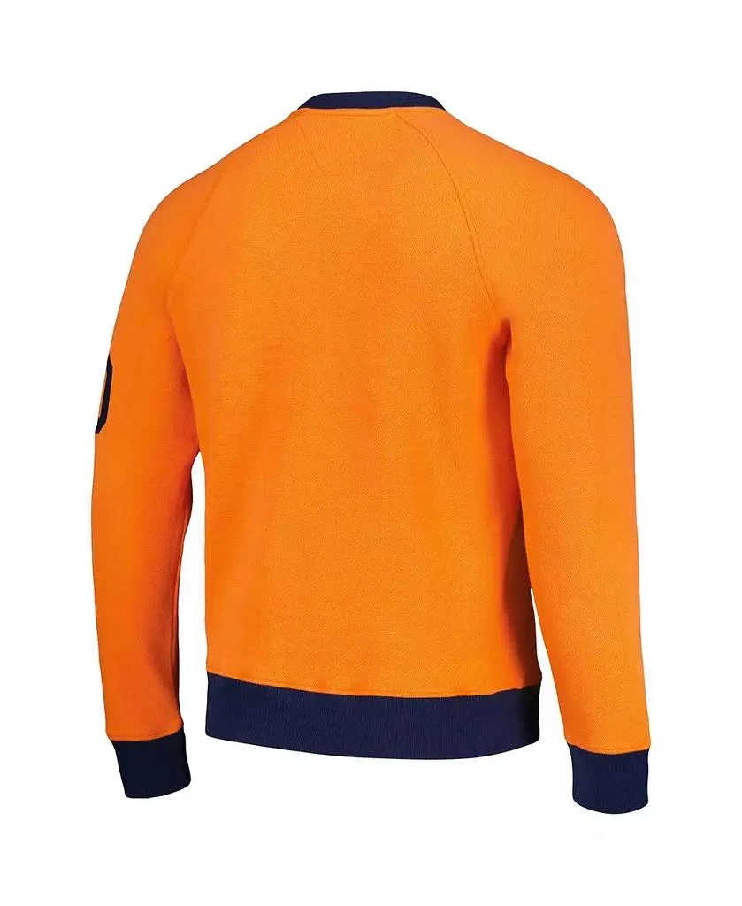 Tommy Hilfiger Men's Orange Denver Broncos Reese Raglan Tri-Blend Pullover Sweatshirt 3