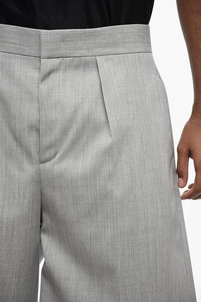 Jil Sander Jil Sander Single-pleated Wool Shorts with Tailored Design 3