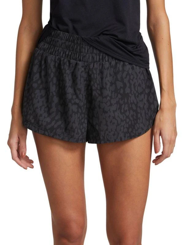 Varley Kallin Printed Shell Running Shorts 1