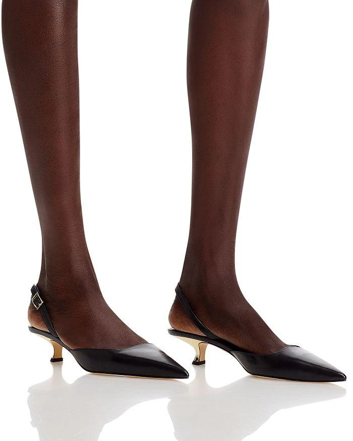Michael Kors Michael Kors Women's Luna Slingback Kitten Heel Pumps 2