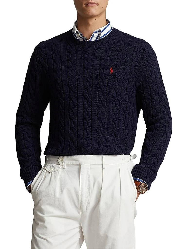 Ralph Lauren Cable-Knit Cotton Sweater 3