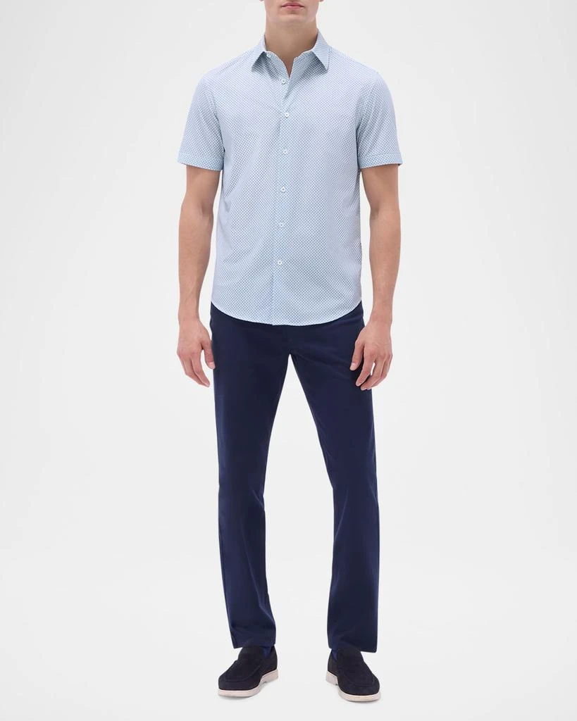 BUGATCHI Men's Miles OoohCotton Geometric Short-Sleeve Shirt 2