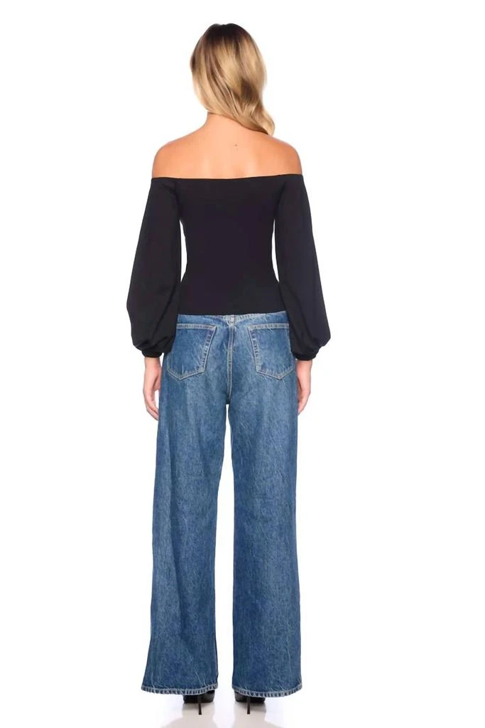 Susana Monaco Susana Monaco - Off-Shoulder Poet Sleeve Top 4