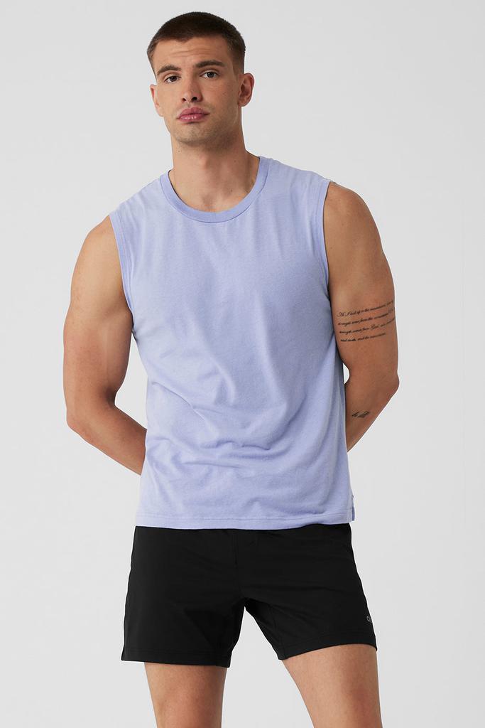 Alo Yoga The Triumph Muscle Tank - Icy Purple