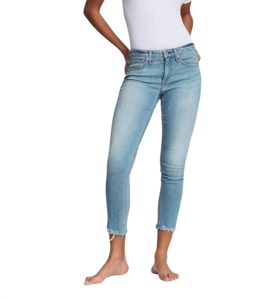 Rag & Bone Cate Mid-Rise Ankle Skinny Jeans In Harper 1