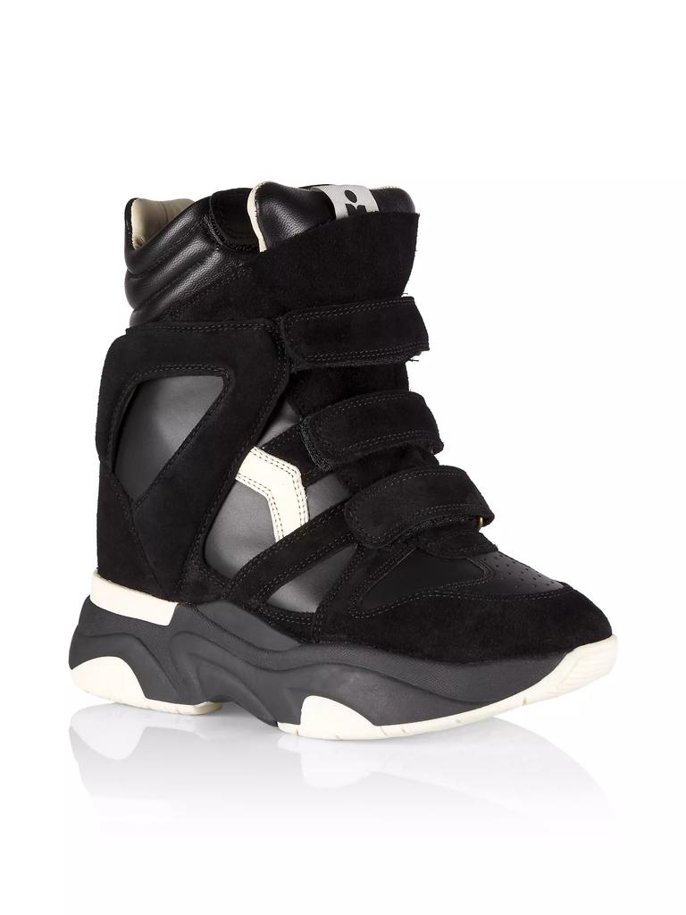 Isabel Marant Balskee 50MM High-Top Wedge Sneakers